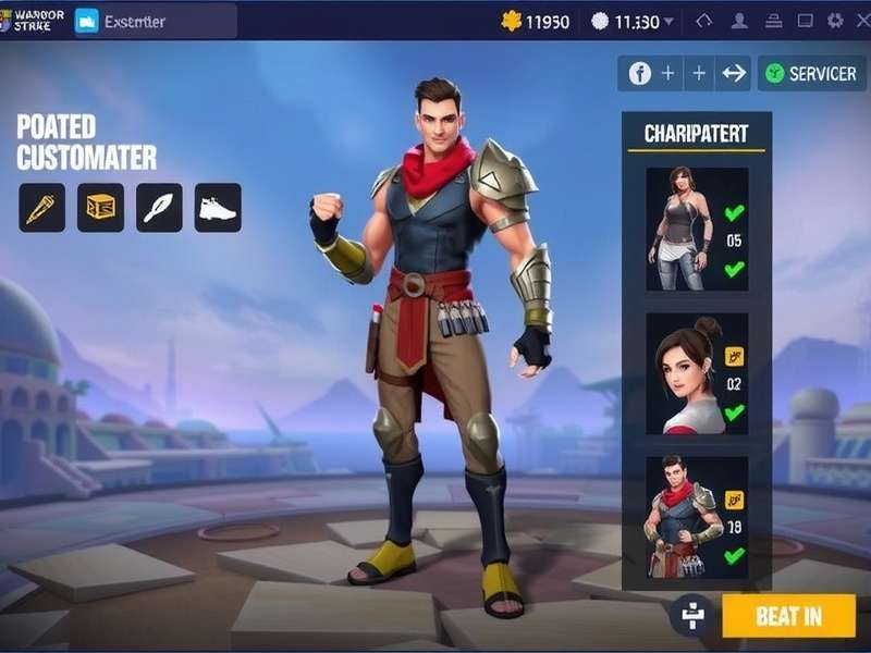 Extensive RPG elements Character Customization in Bangalore Warrior Strike